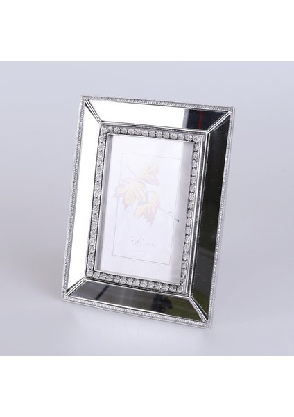 13 x 18 cm Pera Aynalı Gümüş Çerçeve