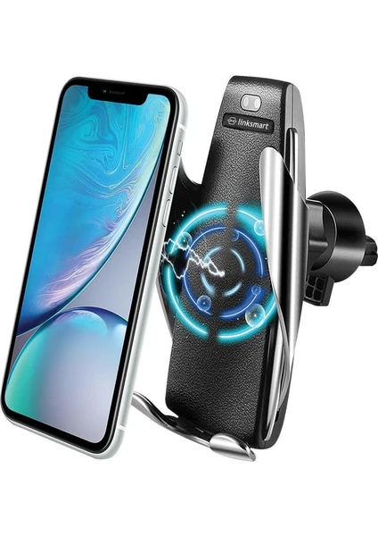 LSM01 Wireless Sensörlü Araç Şarjı + Telefon Tutucu