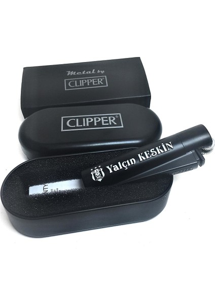 Clipper Isme Özel Çelik Çakmak