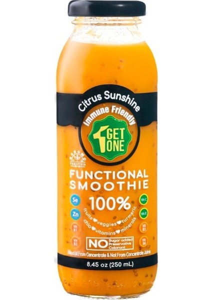 100% Narenciye Tropikal Smoothie 250 ml