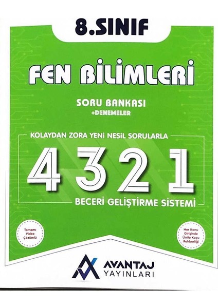 8.sınıf Fen Bilimleri Soru Bankası + Denemeler
