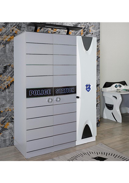 Police 3 Kapılı Gardrop