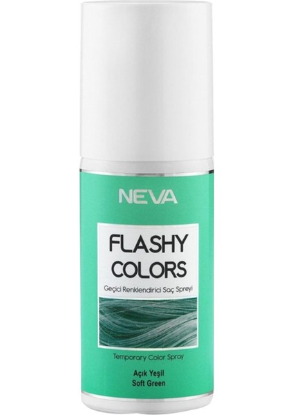 Flashy Colors Geçici Renkli Saç Spreyi 75Ml Açık Yeşil