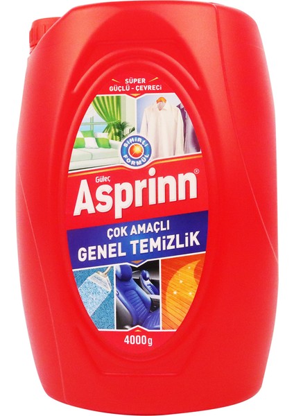 Asprinn Çok Amaçlı Temizleyici Kırmızı 4000 ml