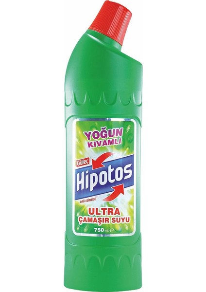 Hipotos Ultra Çamaşır Suyu 750 ml Yeşil