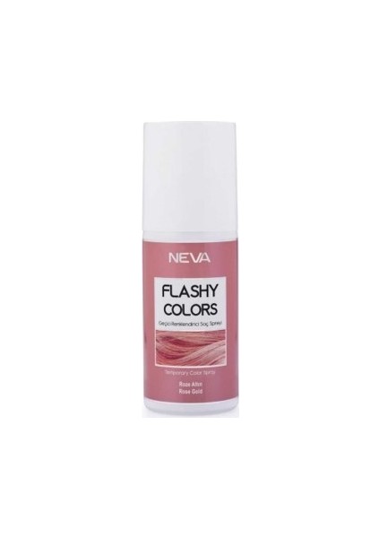 Flashy Colors Geçici Renklendirici Saç Spreyi Rose Gold 75 ml