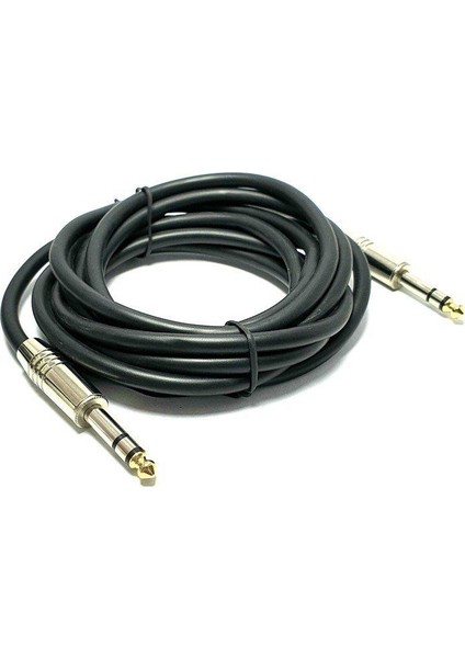 6.3mm Stereo Metal Jaklı Kablo 10MT