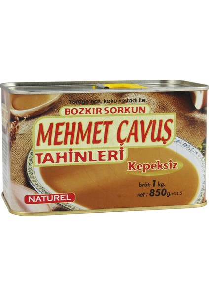 Kepeksiz Bozkır Tahini Teneke Kutu 1 kg