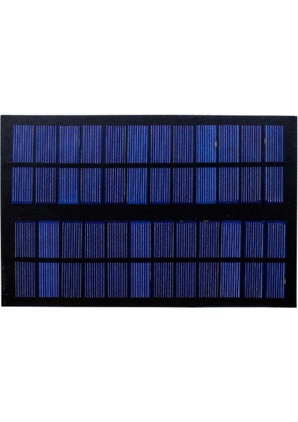 Güneş Paneli 20 x 13 cm 12V 500mAh + ve - Uç Kablolu Solar 6W