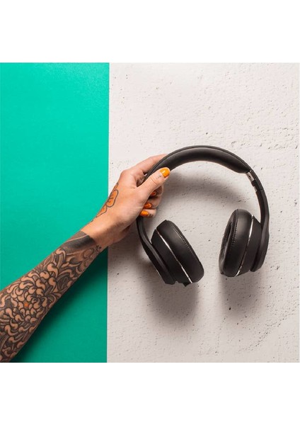 Impulse 2 Mikrofonlu Kulak Üstü Kablosuz Bluetooth Kulaklık - Siyah