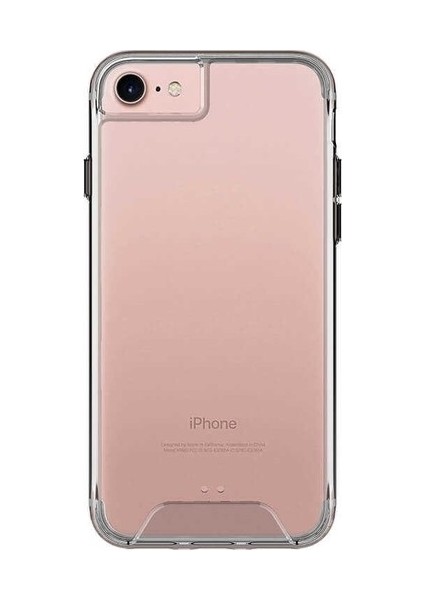 Apple iPhone SE 2020 Kılıf Gard Nitro Sert Silikon Şeffaf