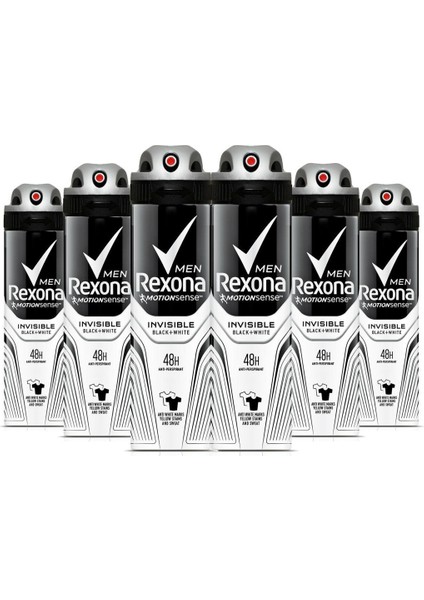 Erkek Deodorant B&w Invisible 150ML x 6