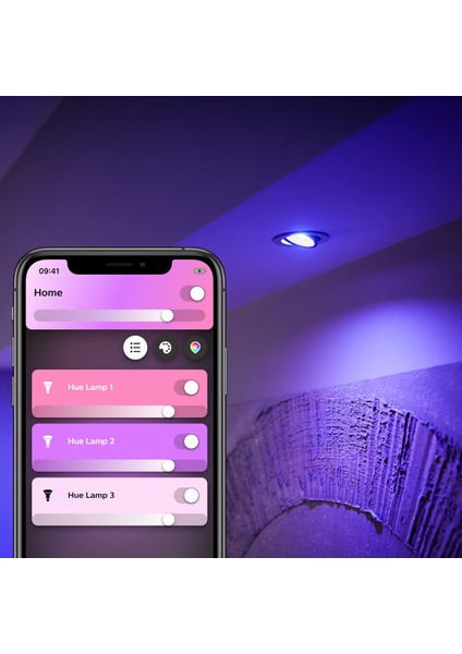 Hue Renkli Akıllı Spot Başlangıç Seti 3'lü GU10 Bluetooth Özellikli