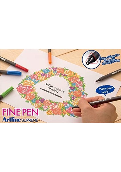 Supreme Fine Pen Assorted Box (30Pcs) indirimleri
