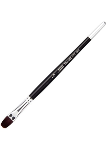 No: 1/2 Pebeo 202 Kedi Dili Siyah Sentetik Kıl Kısa Sap Fırça