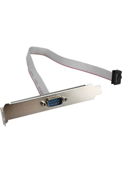 Serial 9pin Db9 RS232 Connector Com 1 Port Bracket Cable - 28CM