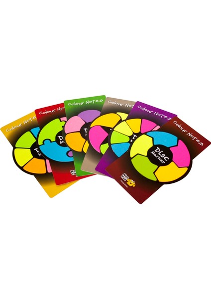 Disk Marker Neon Arkası Yapışkanlı Bloknot