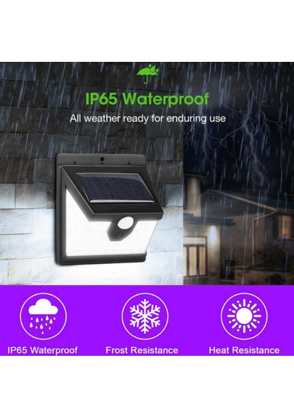 Solar Bahçe Aydınlatma 40 Ledli Güneş Enerjili Bahçe Lambası Solar Led fiyatları