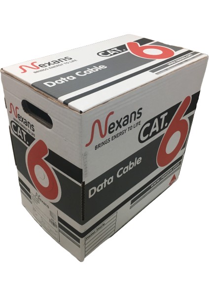 Nexans Cat6 U-Utp Ethernet 23 Awg İnternet Kablosu Bakır 305M