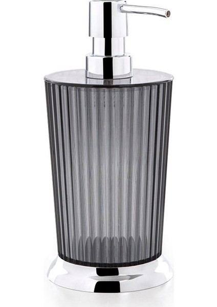 Nely Sıvı Sabunluk Şeffaf Siyah