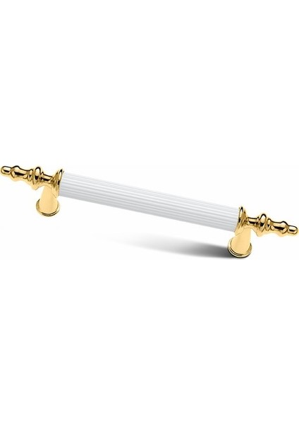 Kumru Beyaz Altın Lüks Mobilya Dolap Çekmece Kulp 224 Mm