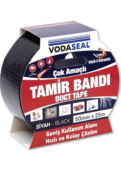 Çok Amaçlı Tamir Bandı 50Mmx25M Siyah