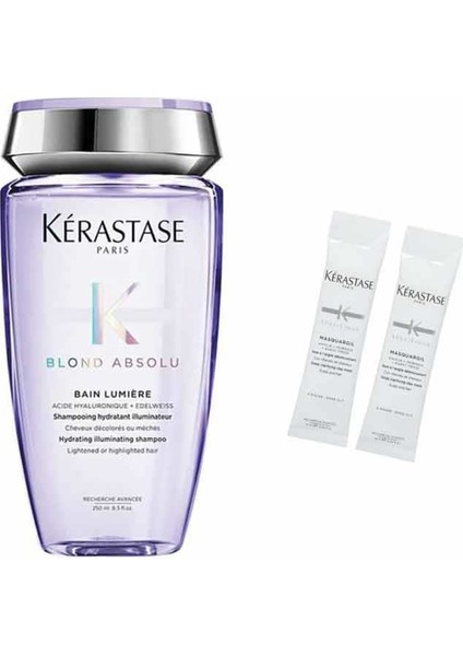 Blond Absolu Bain Lumiere Şampuan 250 ml + Kil Maskesi 2 x 10 ml