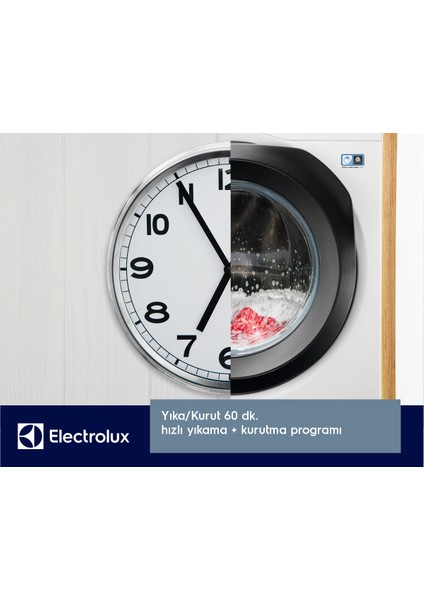 EW8WN2168LW 1600 Devir 10 kg Yıkama / 6 kg Kurutmalı Çamaşır Makinesi