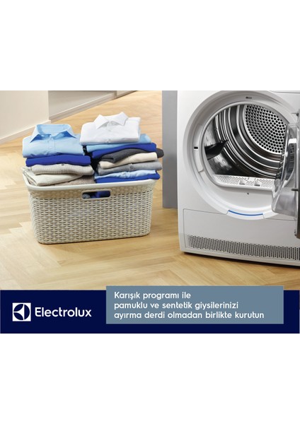 EW8H2966IZ PerfectCare 800 9 kg Isı Pompalı Kurutma Makinesi