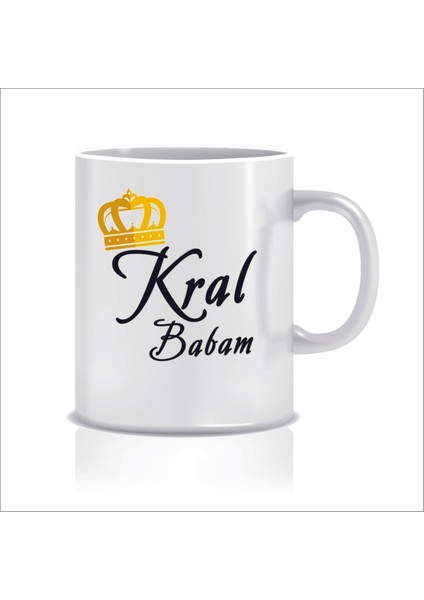 Kral Babam Tasarım Kupa Bardak