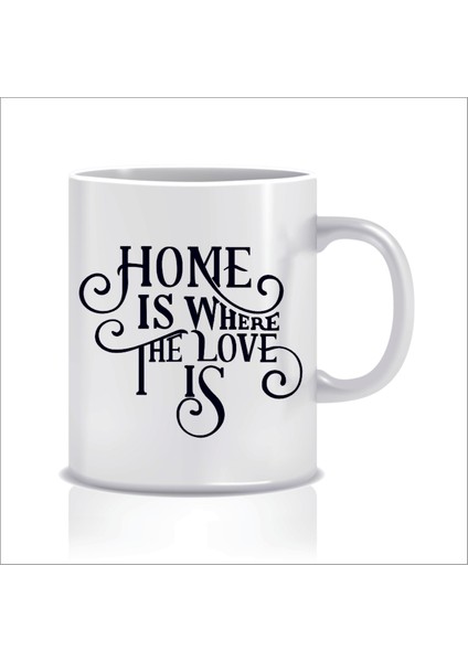 Home Is Where The Love Is Tasarım Kupa Bardak