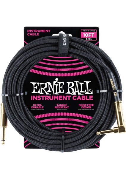 Ernieball P06081 10ft / Enstrüman Kablosu