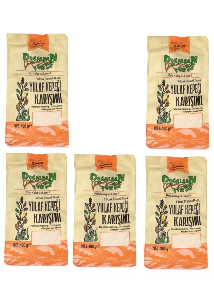 Yulaf Kepeği Karışımı 400 gr 5'li Avantajlı Set