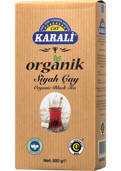 Karali Çay Organik Dökme Çay 500 Gr