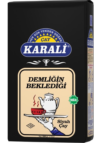 Karali Çay Demliğin Beklediği Dökme Çay 5000 Gr