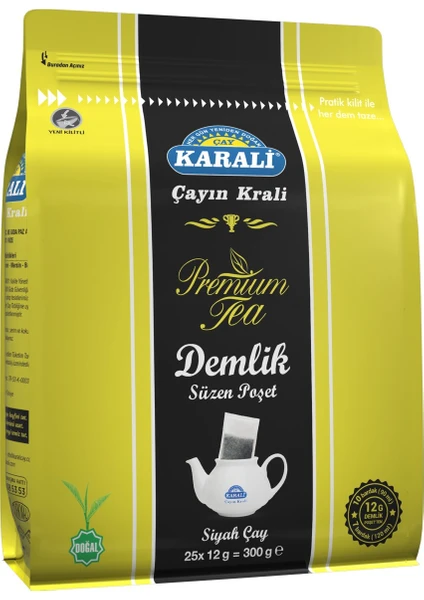 Karali Çay Premium Demlik Poşet Çay 25x12 Gr