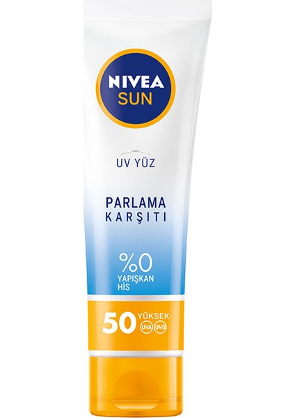 Sun Yüz Parlama Karşıtı Güneş Kremi Spf 50 fiyatları