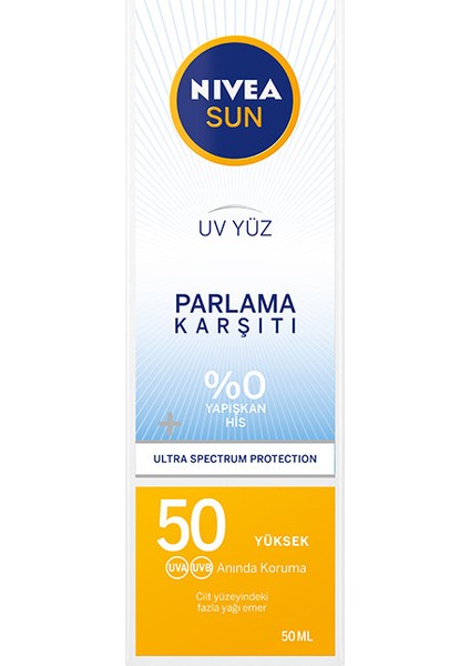 Sun Yüz Parlama Karşıtı Güneş Kremi Spf 50 modelleri