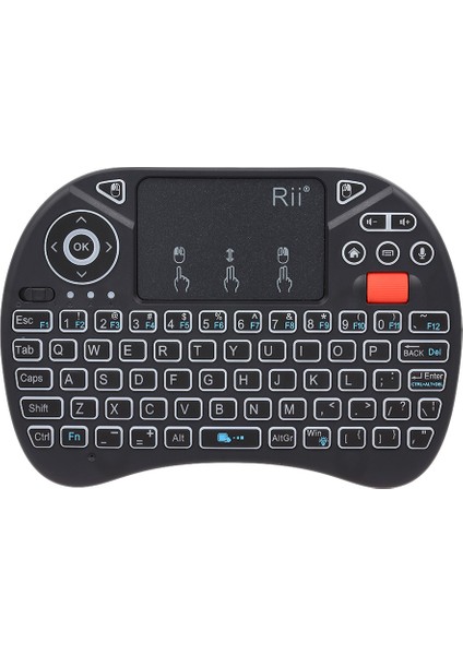I8X Artı 2.4 GHz Aydınlatmalı Kablosuz Klavye Touchpad (Yurt Dışından)