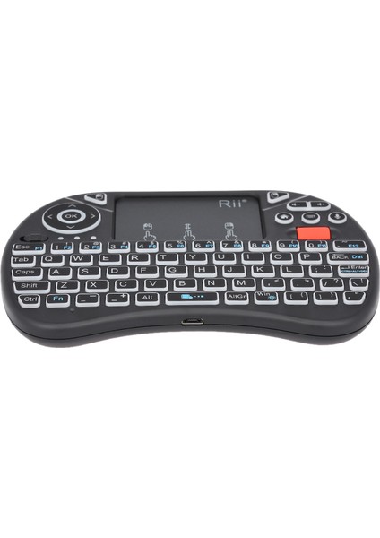 I8X Artı 2.4 GHz Aydınlatmalı Kablosuz Klavye Touchpad (Yurt Dışından)