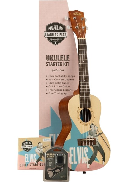 Elvis Rockabilly Concert Ukulele Eğitim Seti