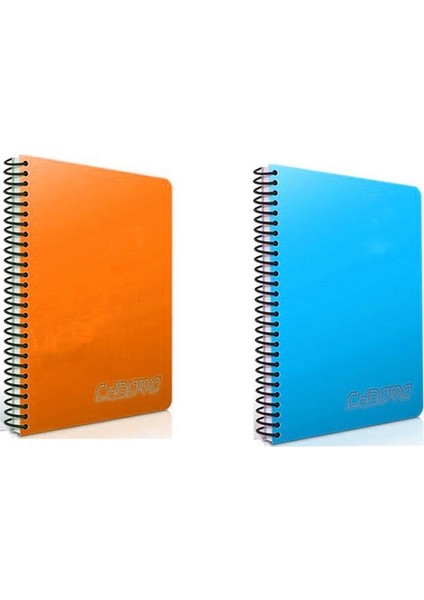 Chromo (A4) Pp Kapak Spiralli Defter -Kareli 140 Yp 2'li