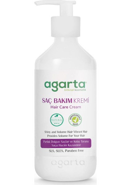 Doğal Güçlü Bakım Saç Kremi 400 ml