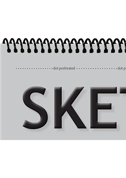 Sketch Eskiz Defteri 120 gr 17x24 cm 60 Yaprak Spiralli Sketchbook
