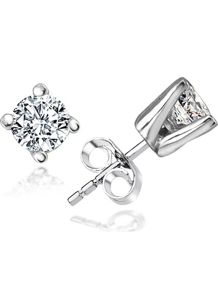 Swarovskı Tek Taş Küpe 09