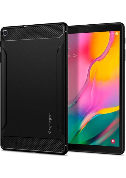 Samsung Galaxy Tab SM-T510 10.1" (2019) Tablet Kılıf Rugged Armor / Black - 623CS26448
