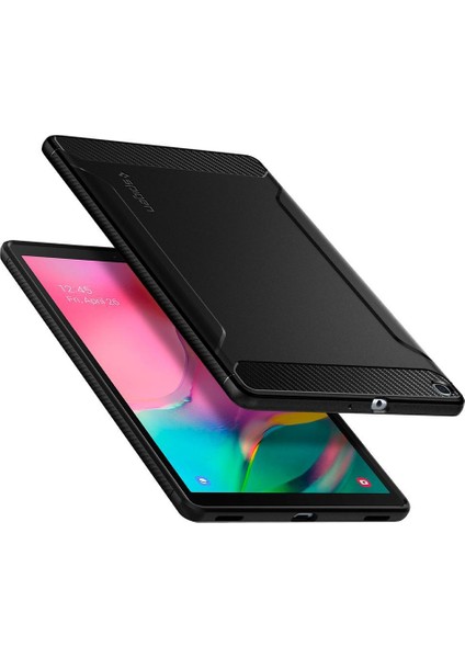 Samsung Galaxy Tab SM-T510 10.1" (2019) Tablet Kılıf Rugged Armor / Black - 623CS26448