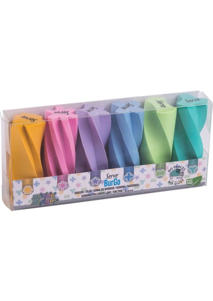 Burgo Silgi Pastel 6'lı