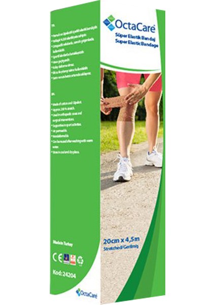 Süper Elastik Bandaj - 20 cm x 4,5 m
