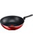 B3532512 Cook Right 28 cm Wok Tava [ Kırmızı ] - 2100098686 1